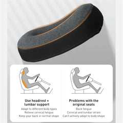 Memory Foam Neck and Lumbar Support Pillow