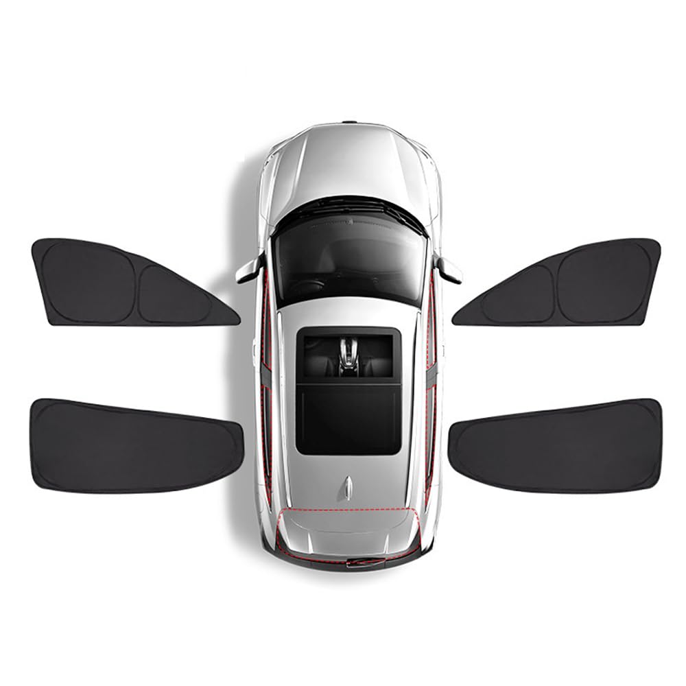 Full Window Blackout Sunshade Set for Lexus RX