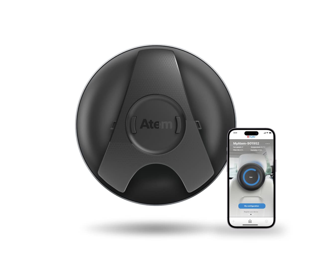 Bluetooth HyperHEPA Car Air Purifier