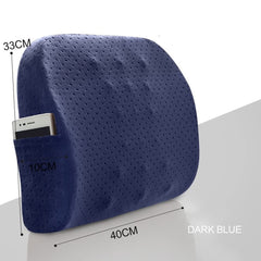 Curved Memory Foam Back Support Pillow