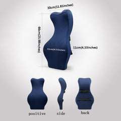 Large Memory Foam Lumbar Support Cushion