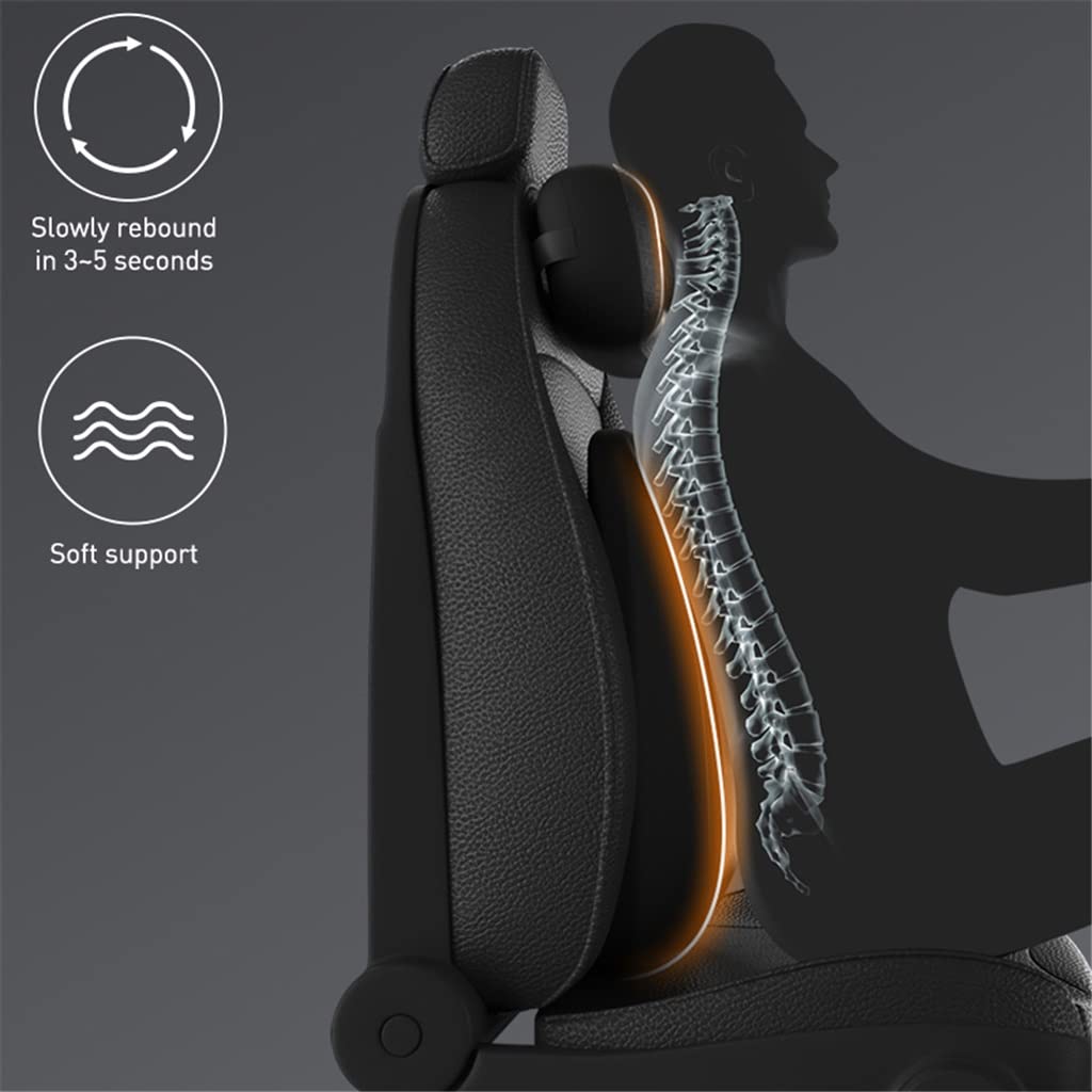 Memory Foam Neck and Lumbar Support Pillow