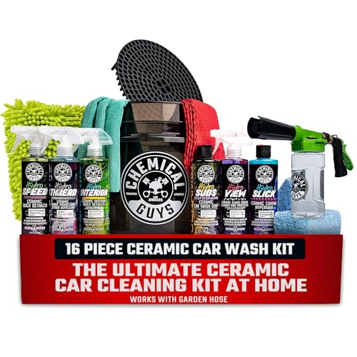 16-Piece Ceramic Vehicle Wash and Protection Kit