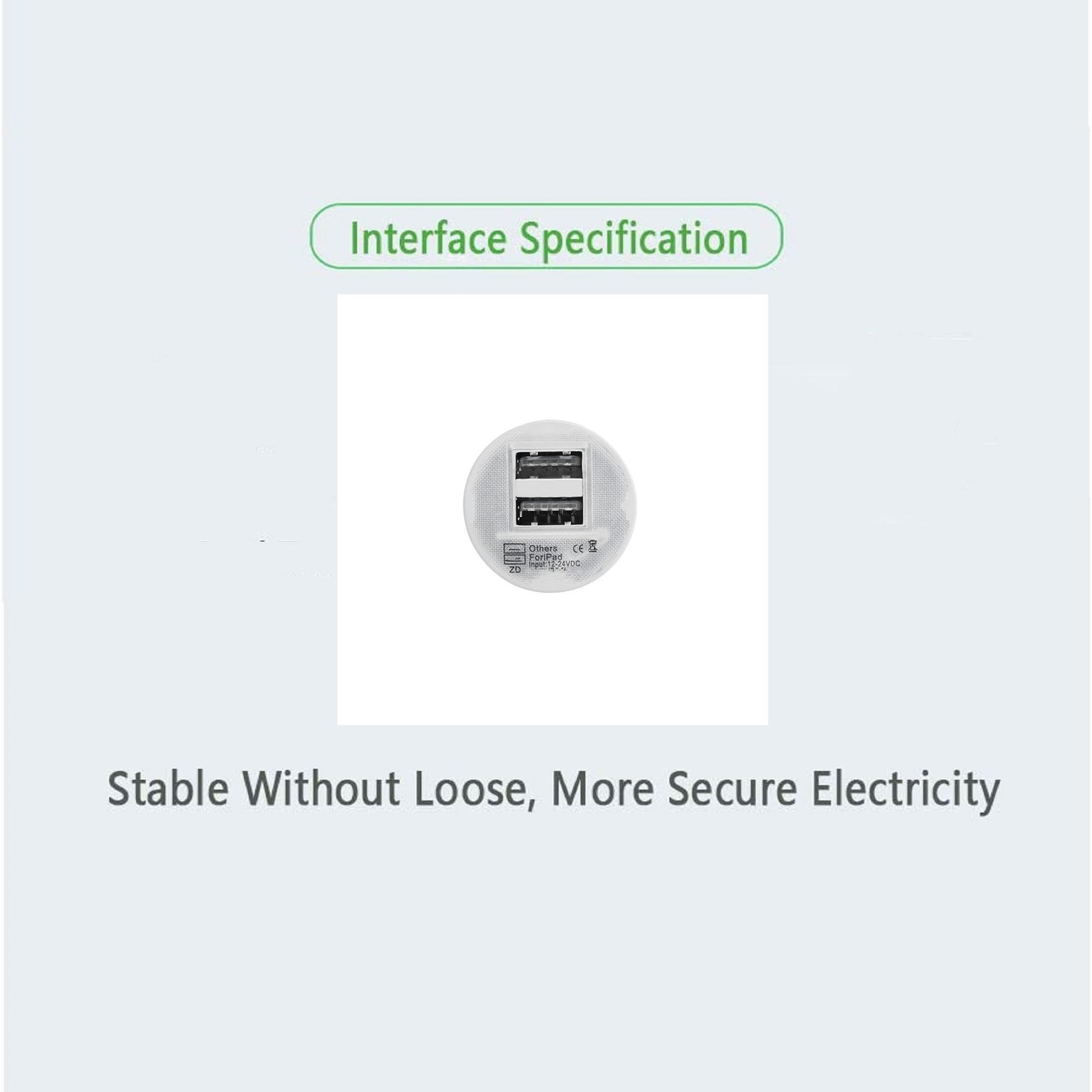 Micro USB 3.0 Vehicle DC Charging Adapter