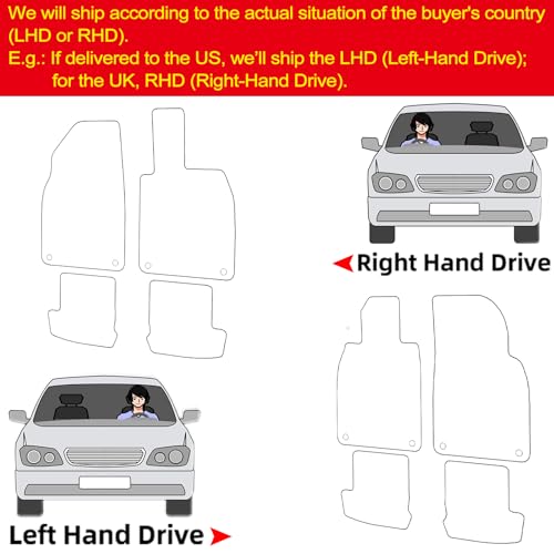 Vehicle-Specific Nylon Carpet Floor Mats
