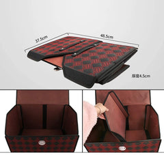 Lockable PU Leather Trunk Organizer