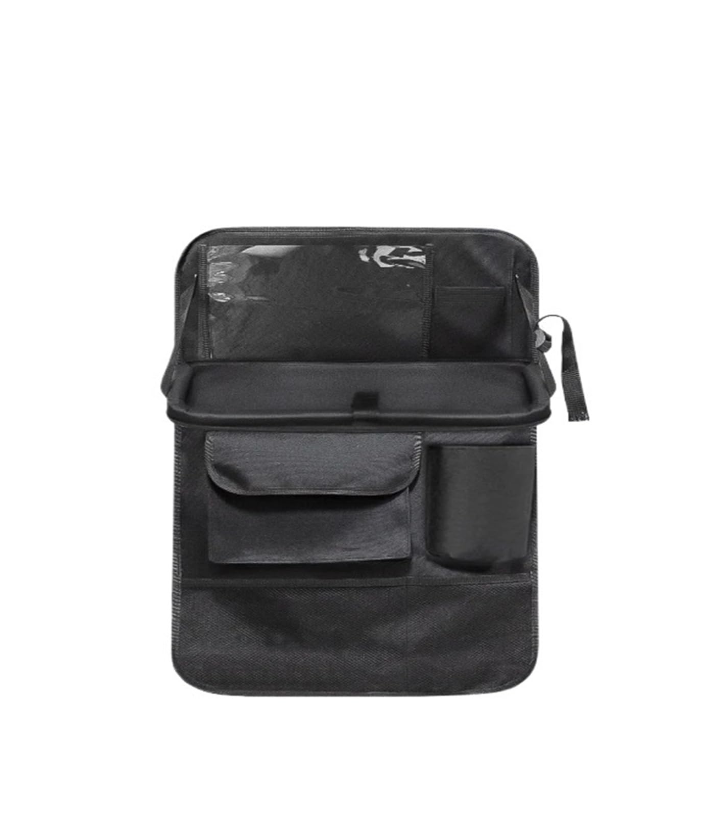 Seat-Back Organizer with Foldable Tray