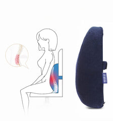 Curved Memory Foam Back Support Pillow
