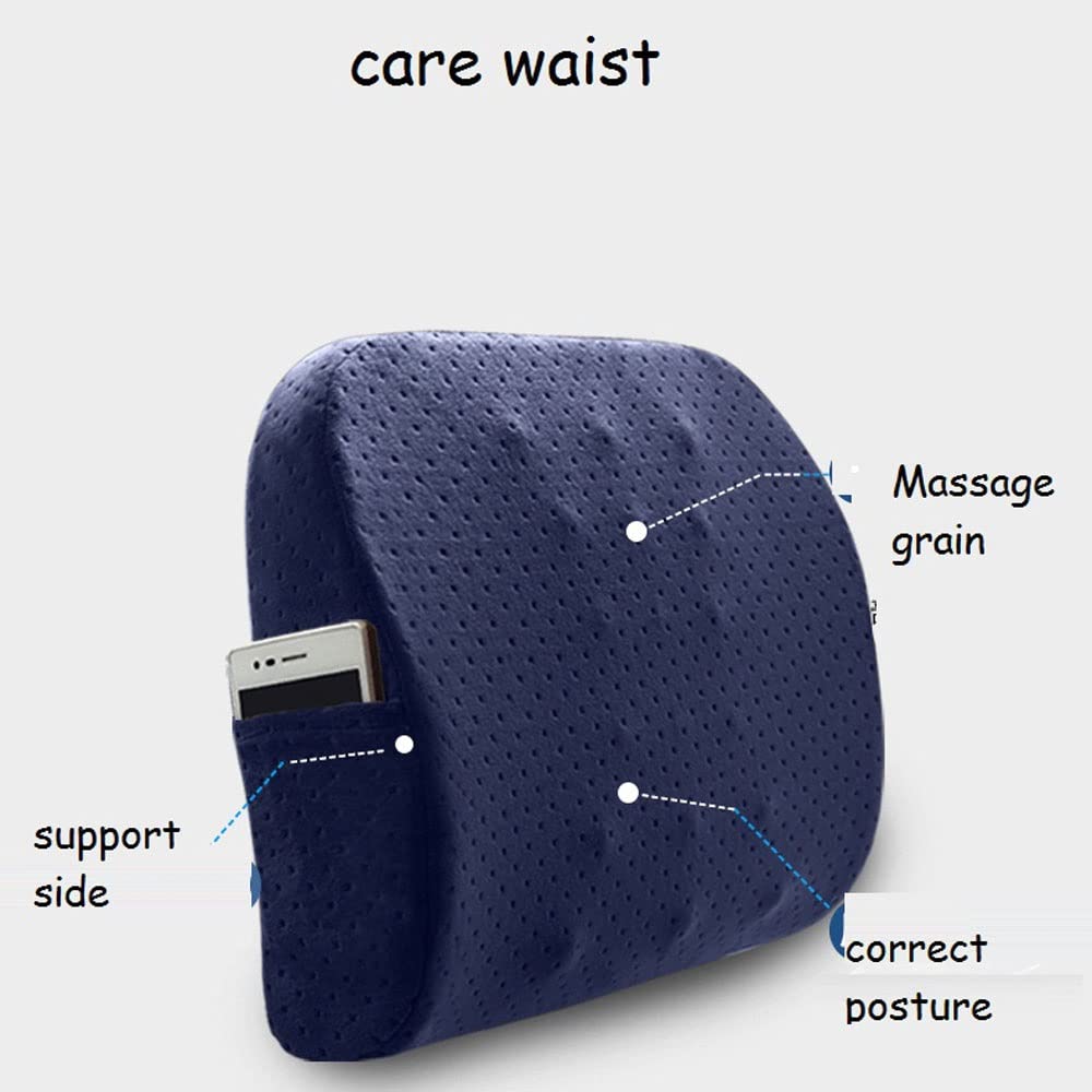 Curved Memory Foam Back Support Pillow