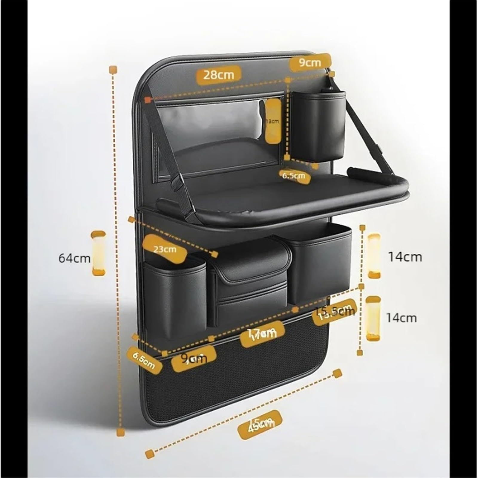 Multi-Pocket Seat-Back Organizer