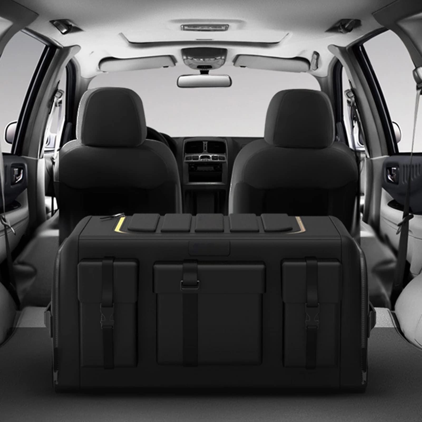 Large-Capacity Foldable Cargo Box with Lid