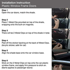 7-Piece Magnetic Window Sunshade Set for Subaru Outback