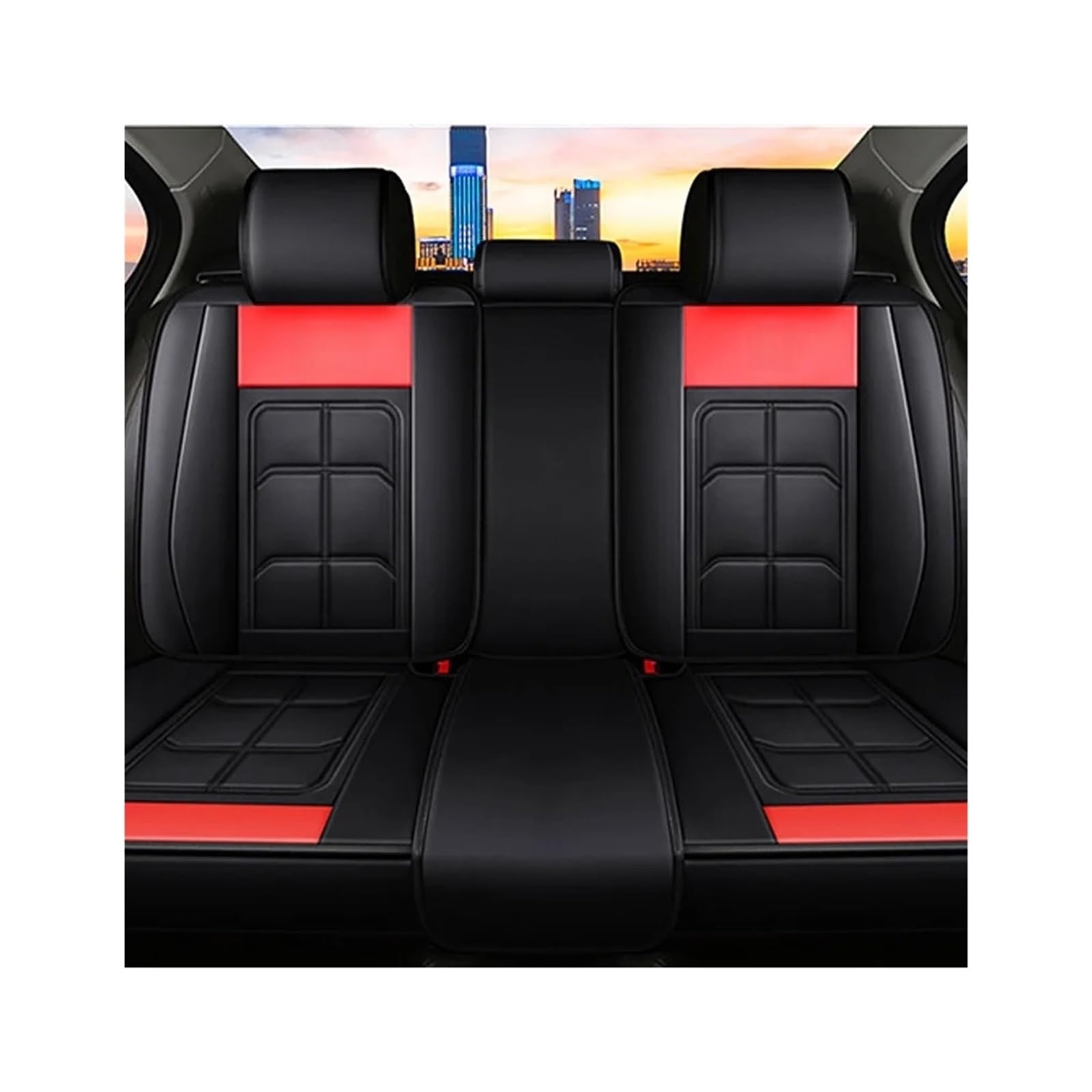 5-Seat PU Leather Seat Cover Set