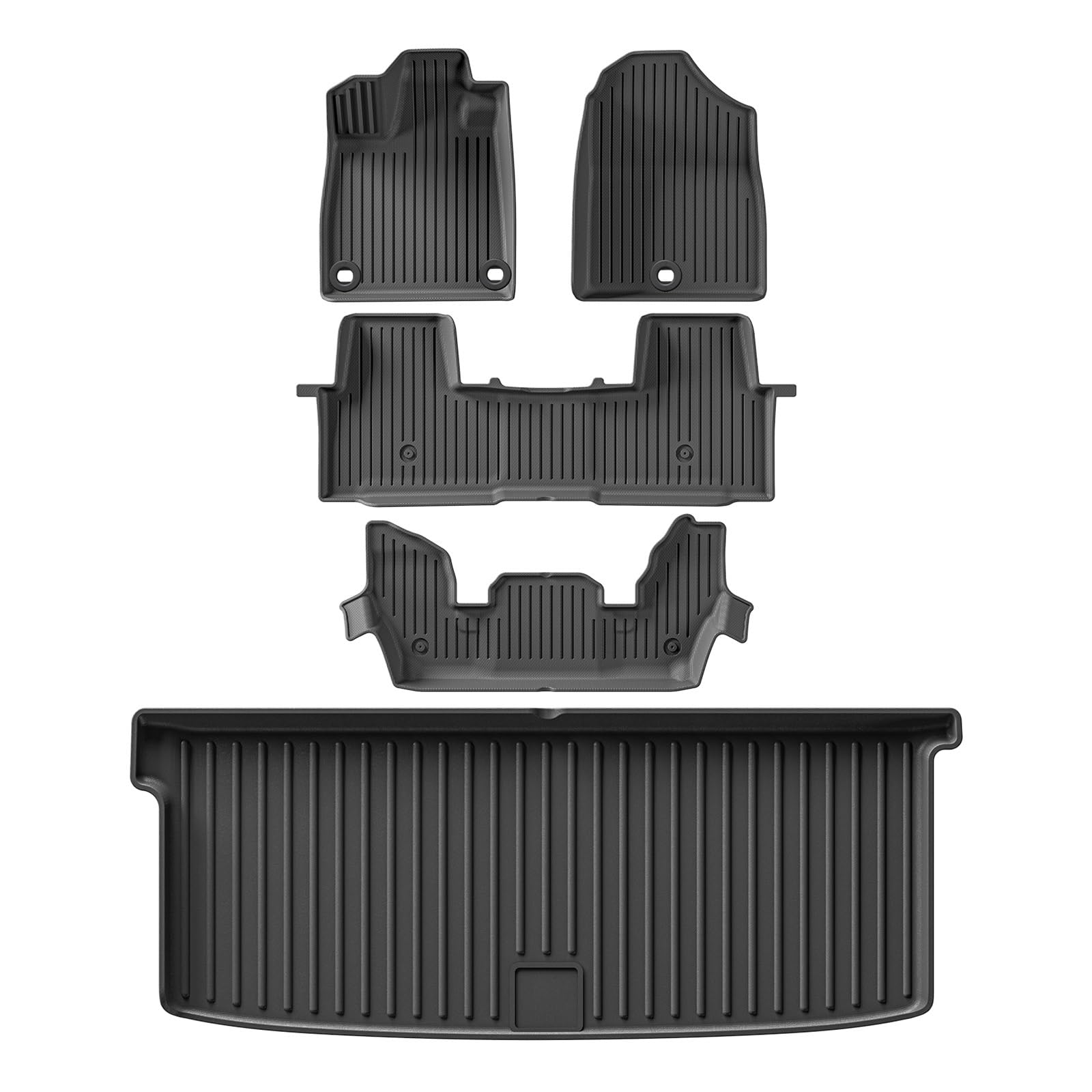 Left-Hand-Drive TPE Floor Mat and Cargo Liner Set