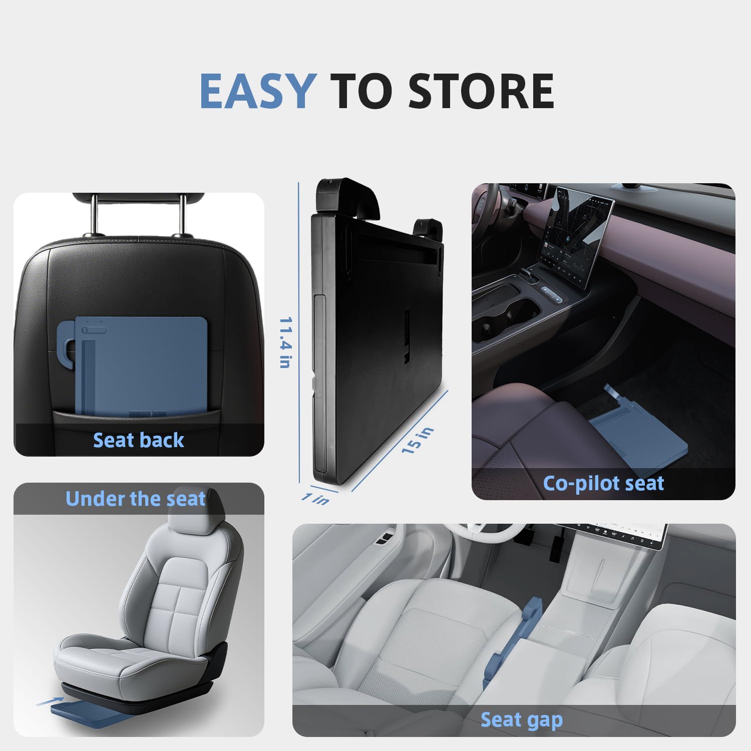 Adjustable Steering Wheel Food and Laptop Tray