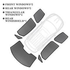 7-Piece Magnetic Window Sunshade Set for Subaru Outback