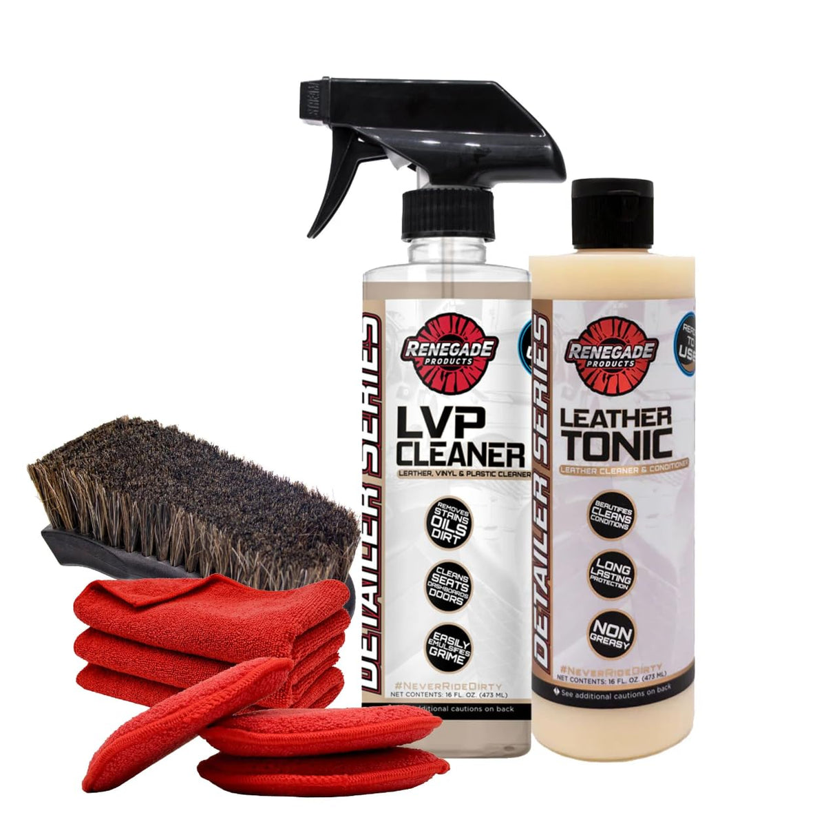 Leather Interior Cleaning and Conditioning Kit