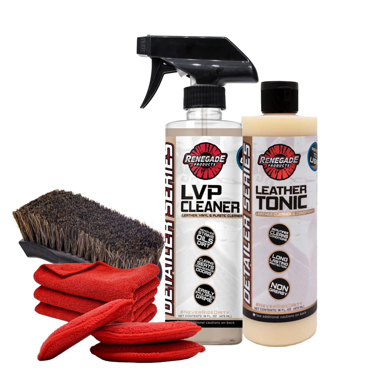 Leather Interior Cleaning and Conditioning Kit