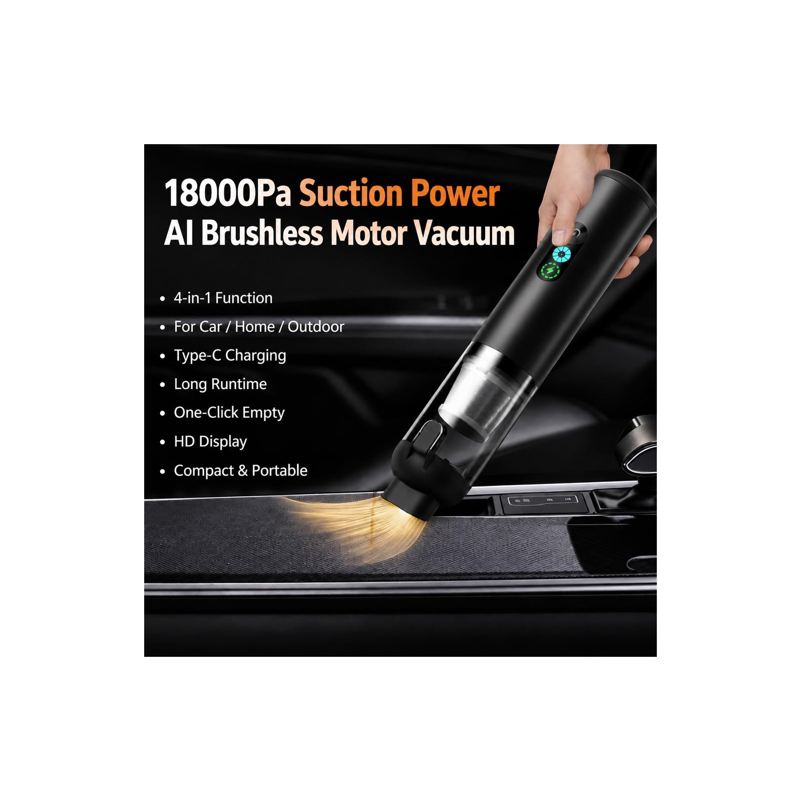 Cordless 2-in-1 Car Vacuum and Blower