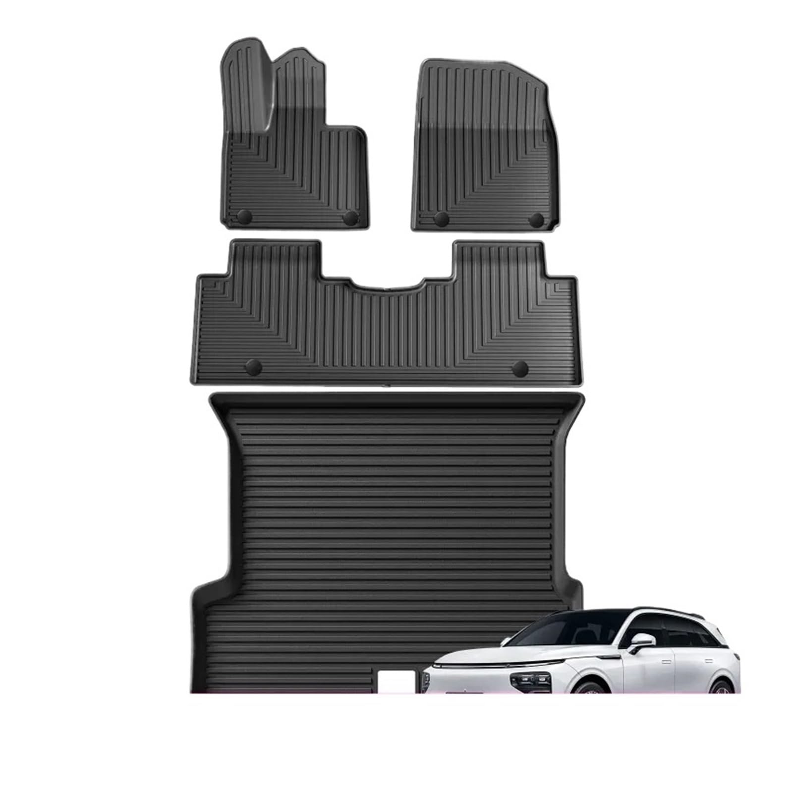 TPE 3D Floor Mat and Cargo Liner Set