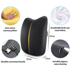 Ventilated Memory Foam Lumbar Cushion