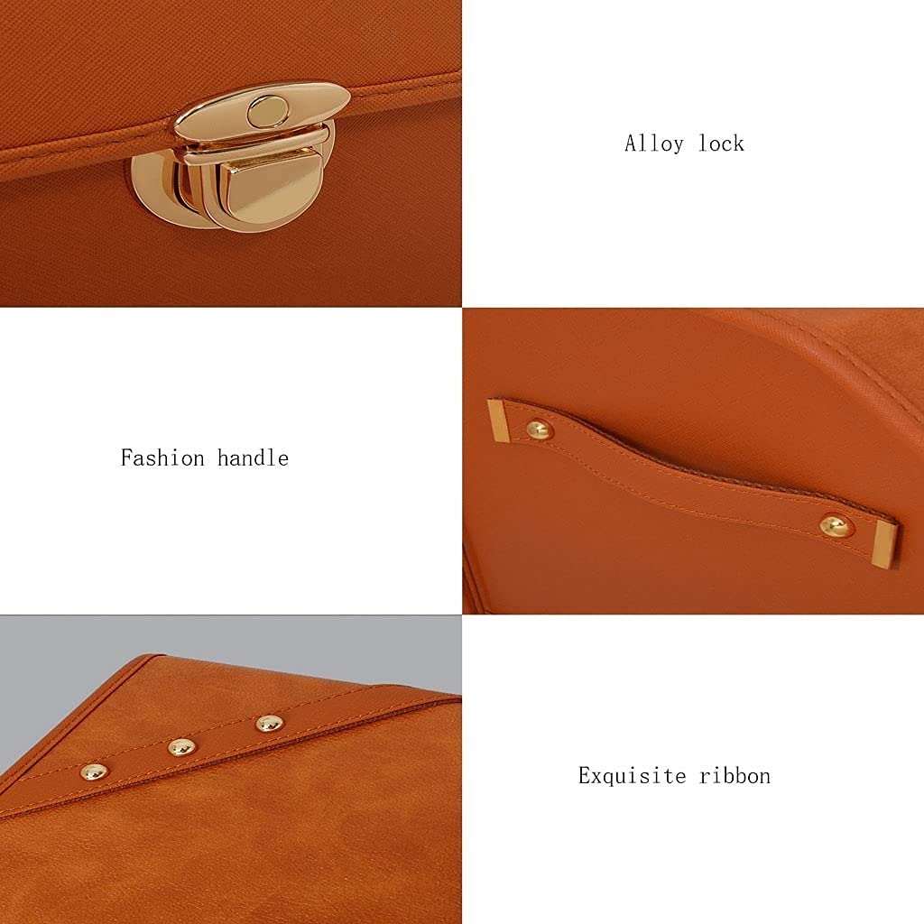 Expandable Leather Trunk Storage Box