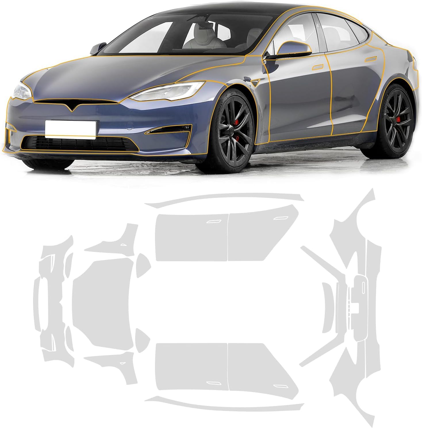 8.5Mil Clear TPU Full-Body Paint Protection Film