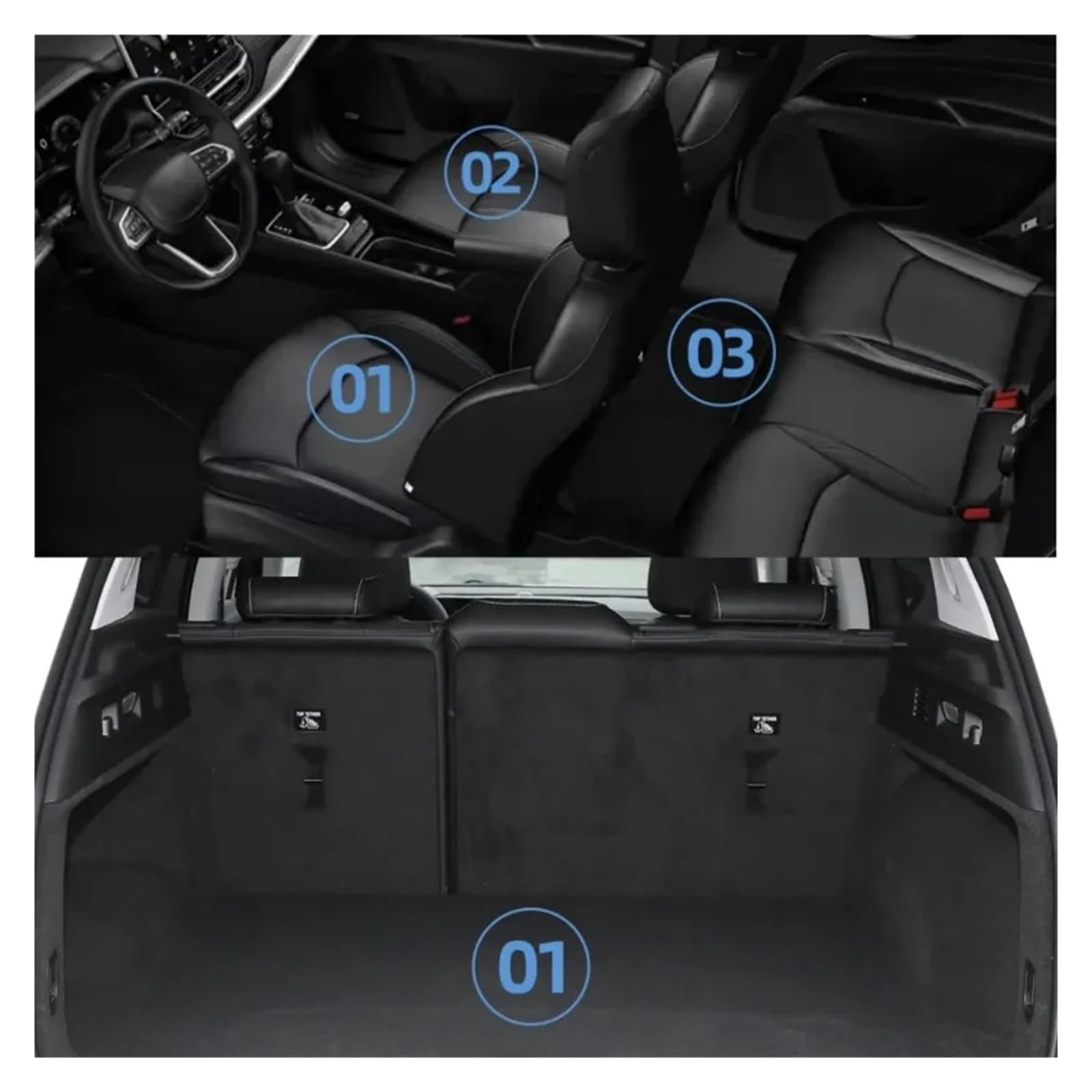 TPE 3D Floor Mat and Cargo Liner Set