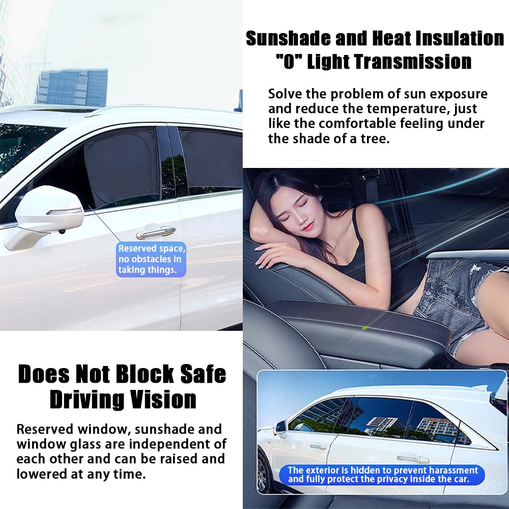 Full Window Blackout Sunshade Set for Lexus RX