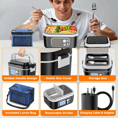 Cordless Rechargeable Heated Lunch Box