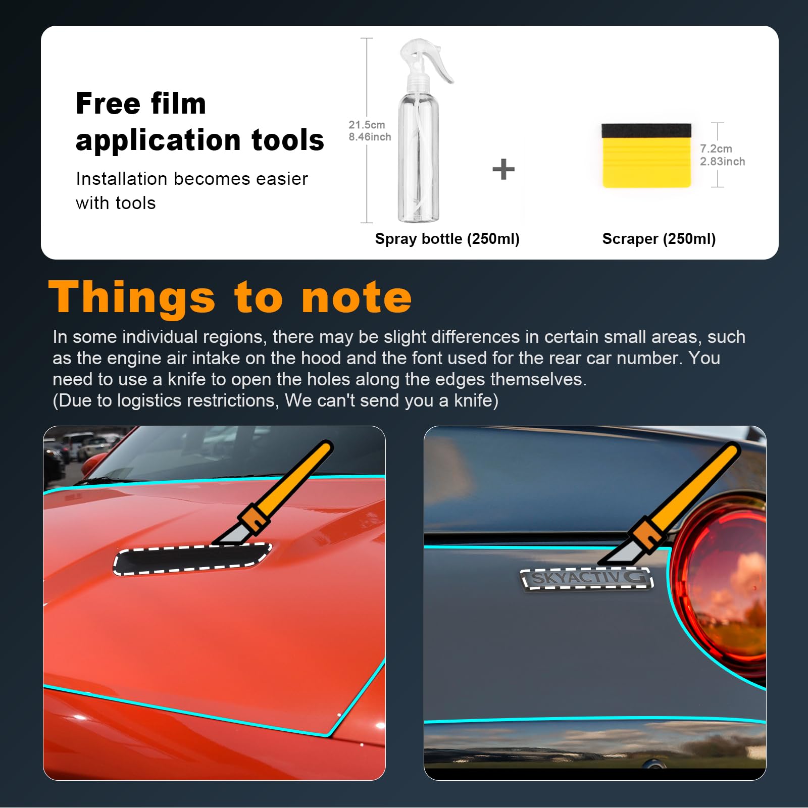 8.5Mil Clear TPU Full-Body Paint Protection Film