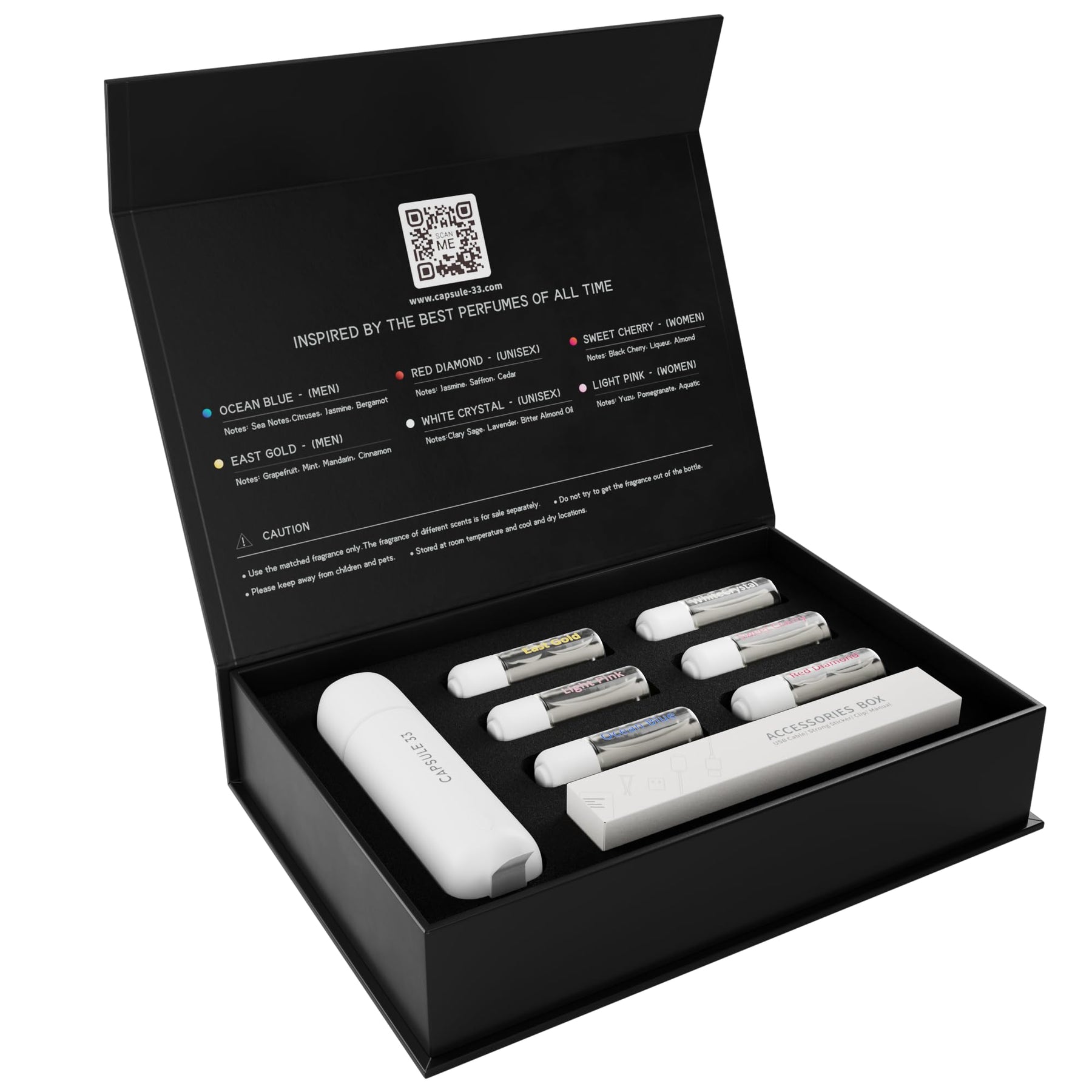 Ultrasonic Car Aroma Diffuser Starter Set