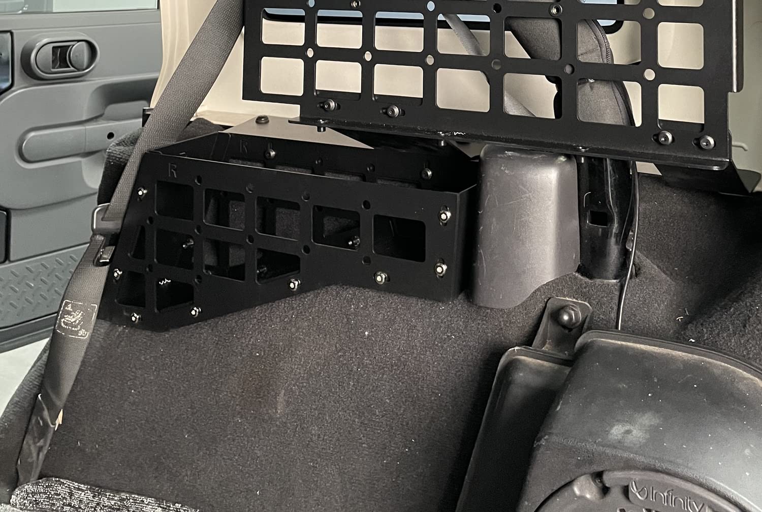 Rear Window Modular Storage Panel and Trunk Shelf