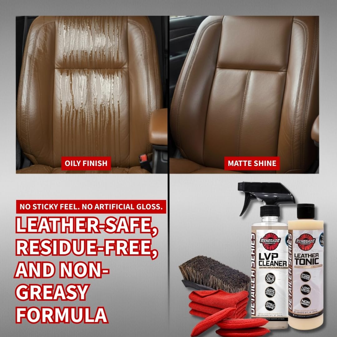 Leather Interior Cleaning and Conditioning Kit