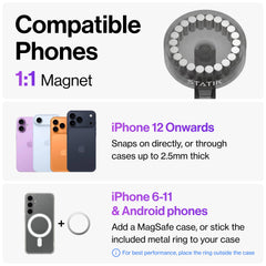 Magnetic Vacuum Seal Phone Mount