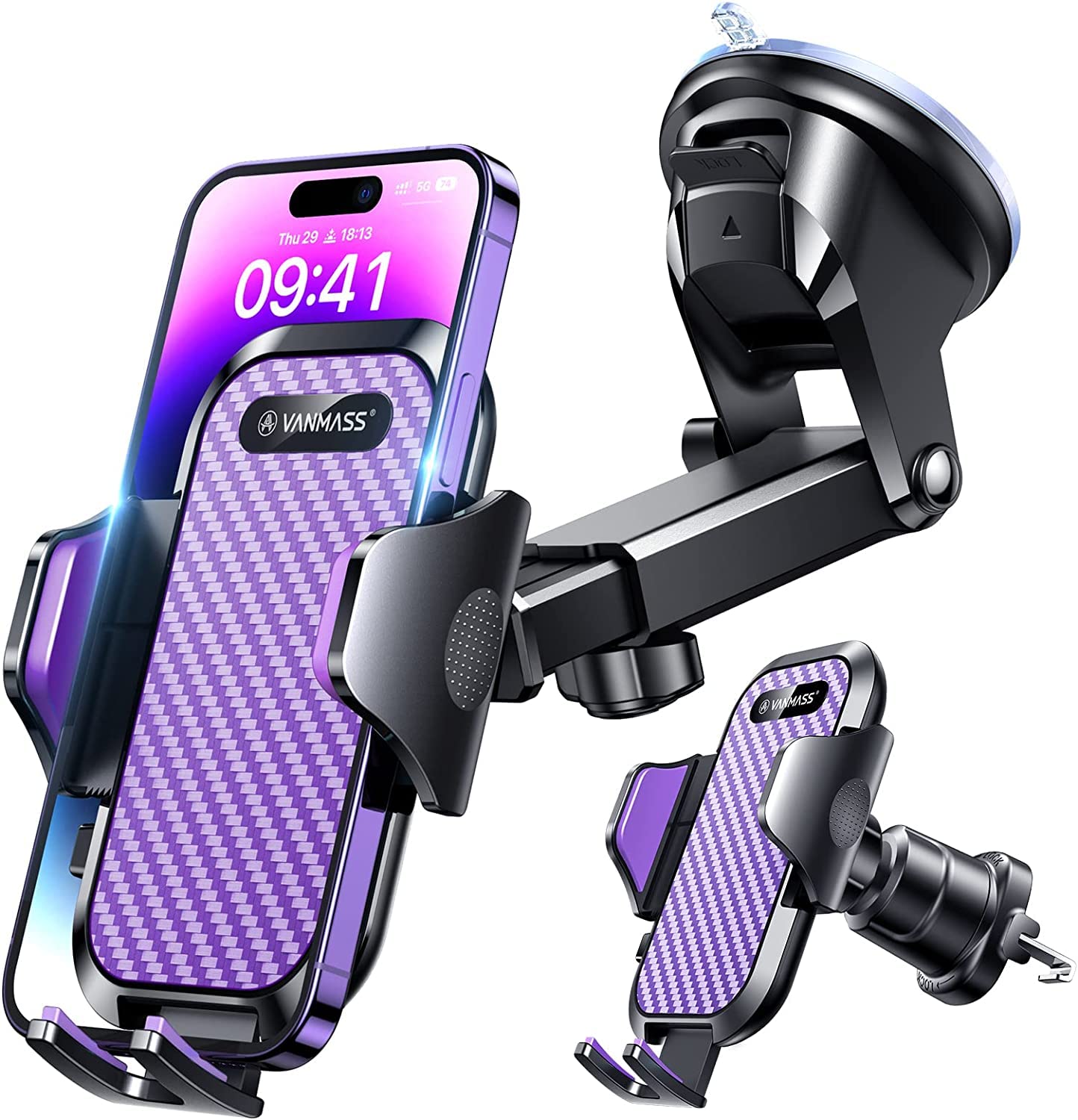 Adjustable Suction Cup Car Phone Holder