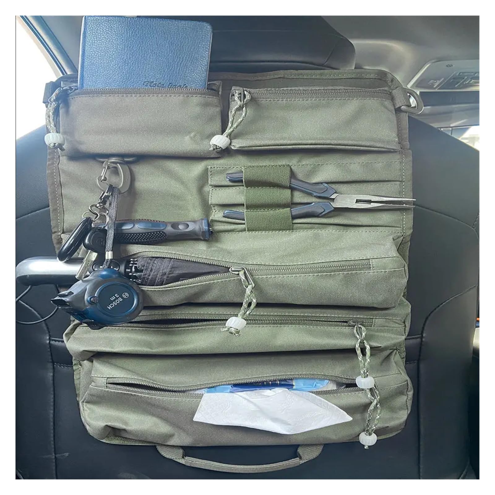 Tactical MOLLE Seat-Back Organizer