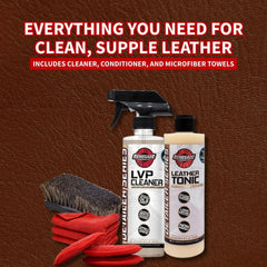 Leather Interior Cleaning and Conditioning Kit