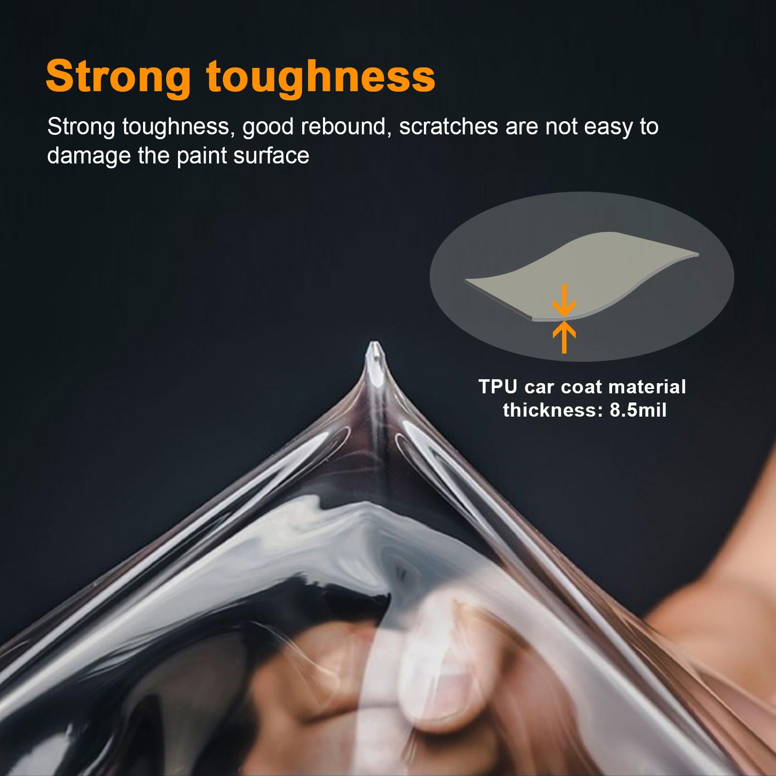 8.5Mil Clear TPU Full-Body Paint Protection Film