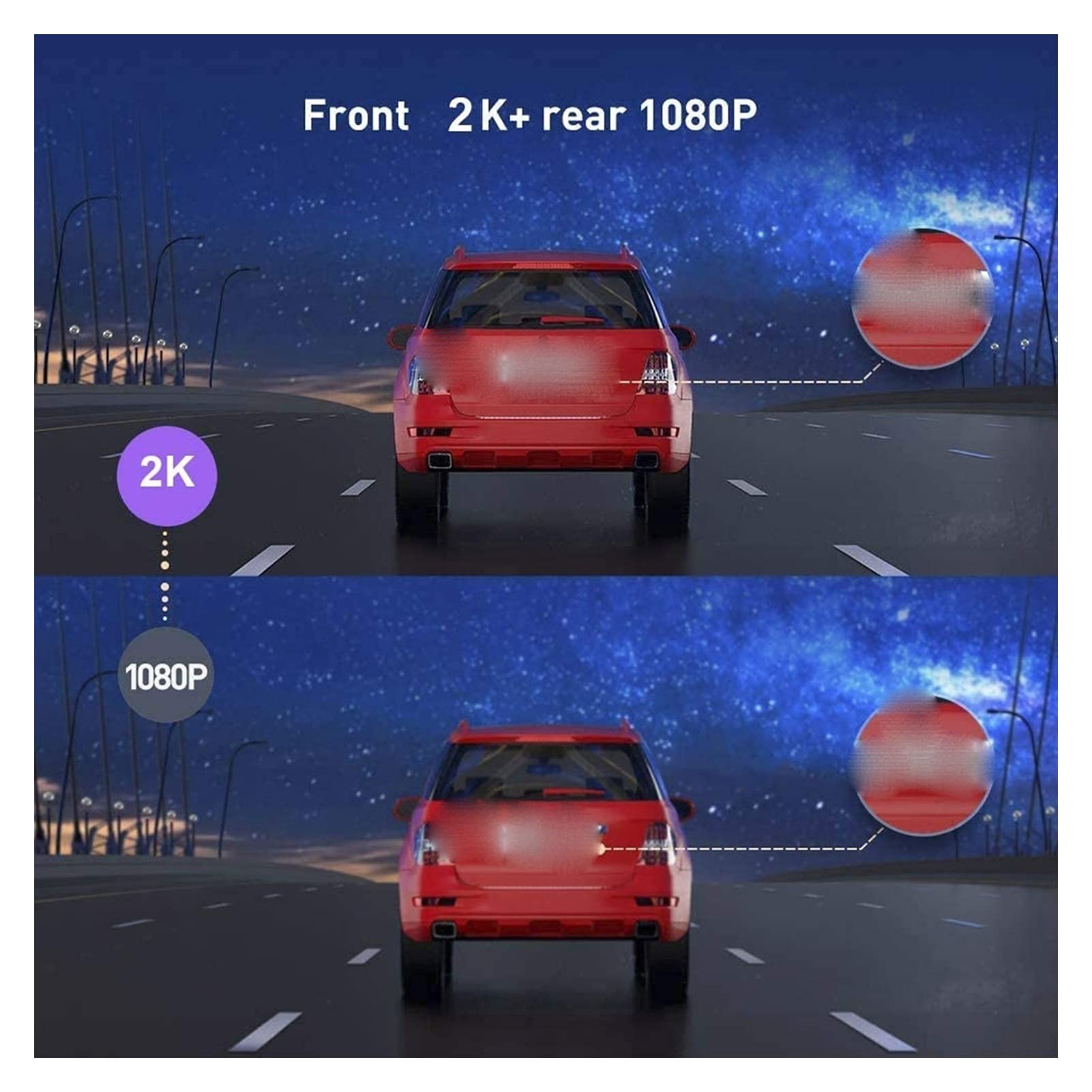 12-Inch 1080p Rearview Mirror Dash Camera