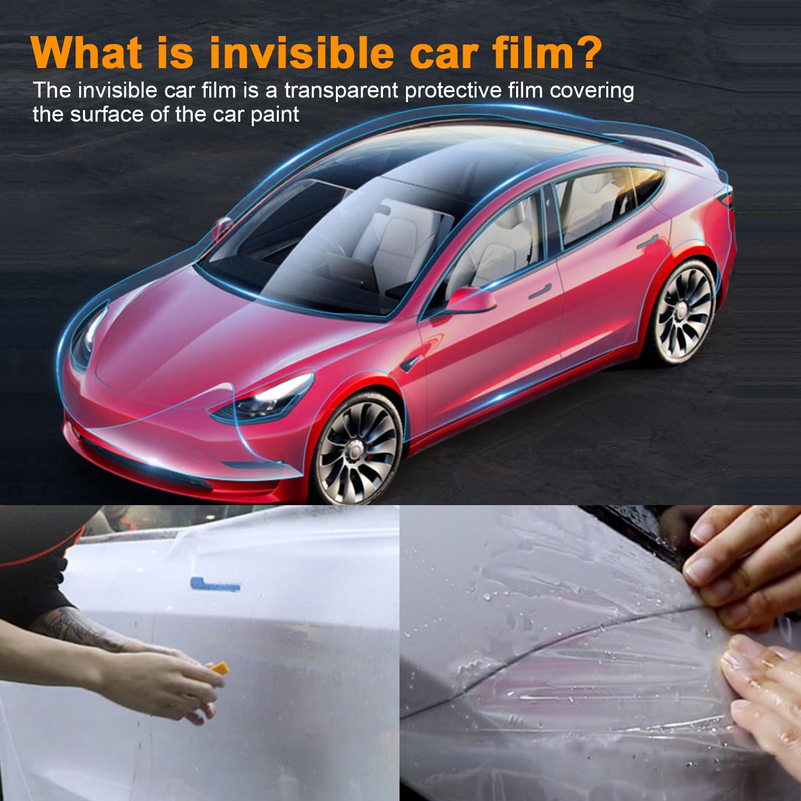 8.5Mil Clear TPU Full-Body Paint Protection Film