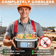 Cordless Rechargeable Heated Lunch Box