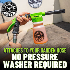Vehicle Wash Kit with Foam Gun and Cannon Options