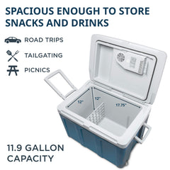 45L Wheeled Electric Cooler and Warmer