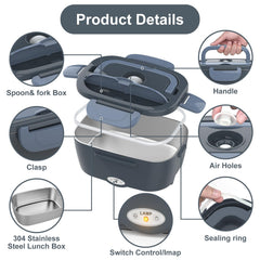1.5L Three-Voltage Electric Lunch Box