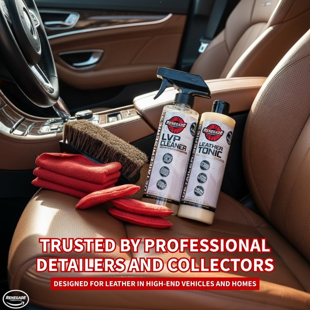 Leather Interior Cleaning and Conditioning Kit