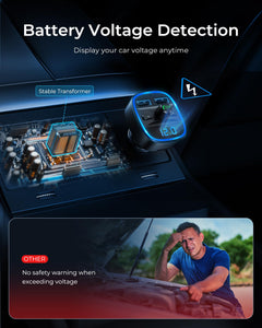 Bluetooth 5.4 FM Transmitter