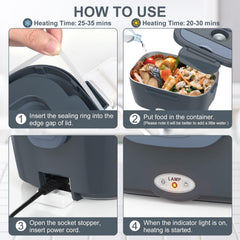 1.5L Three-Voltage Electric Lunch Box