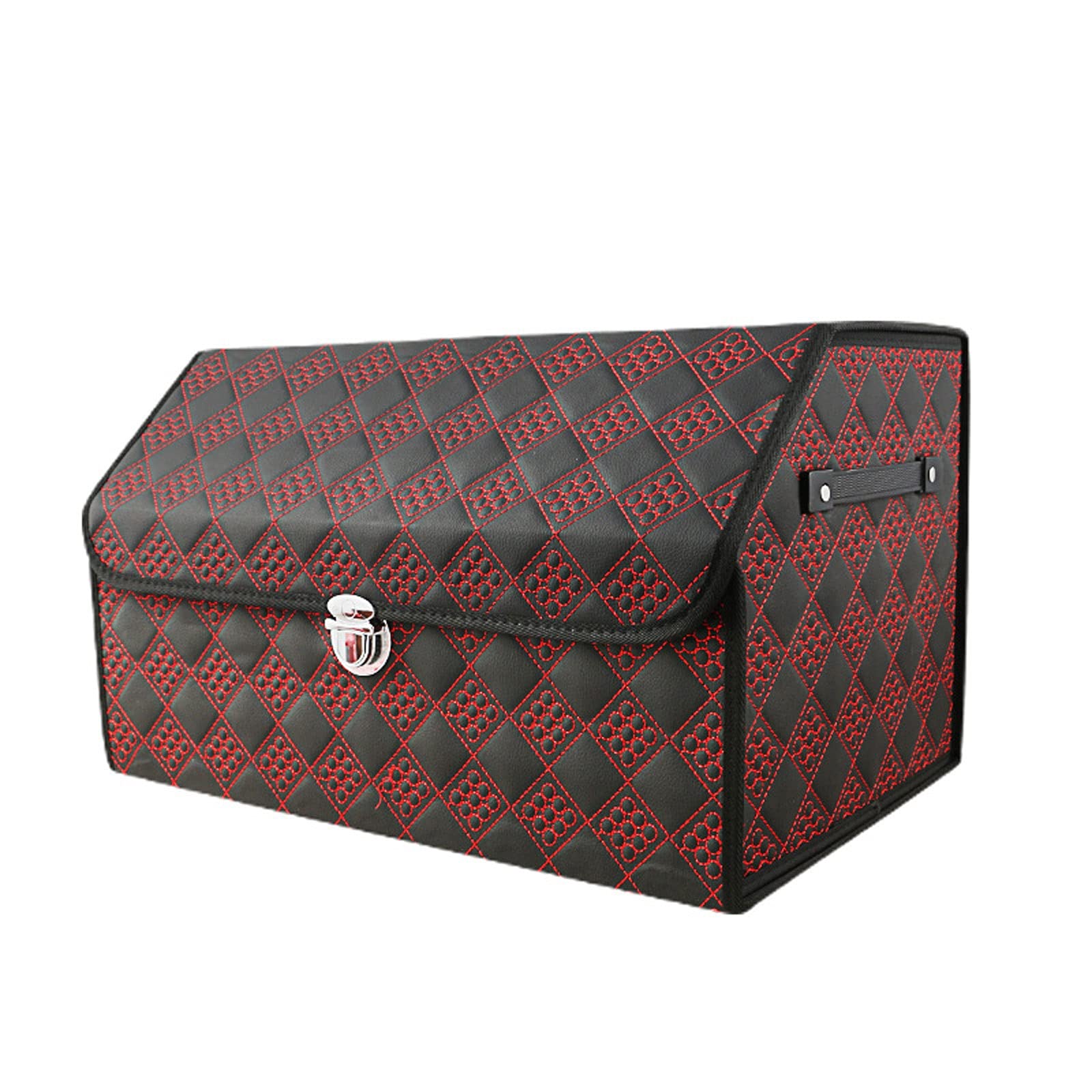 Lockable PU Leather Trunk Organizer