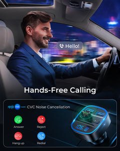 Bluetooth 5.4 FM Transmitter